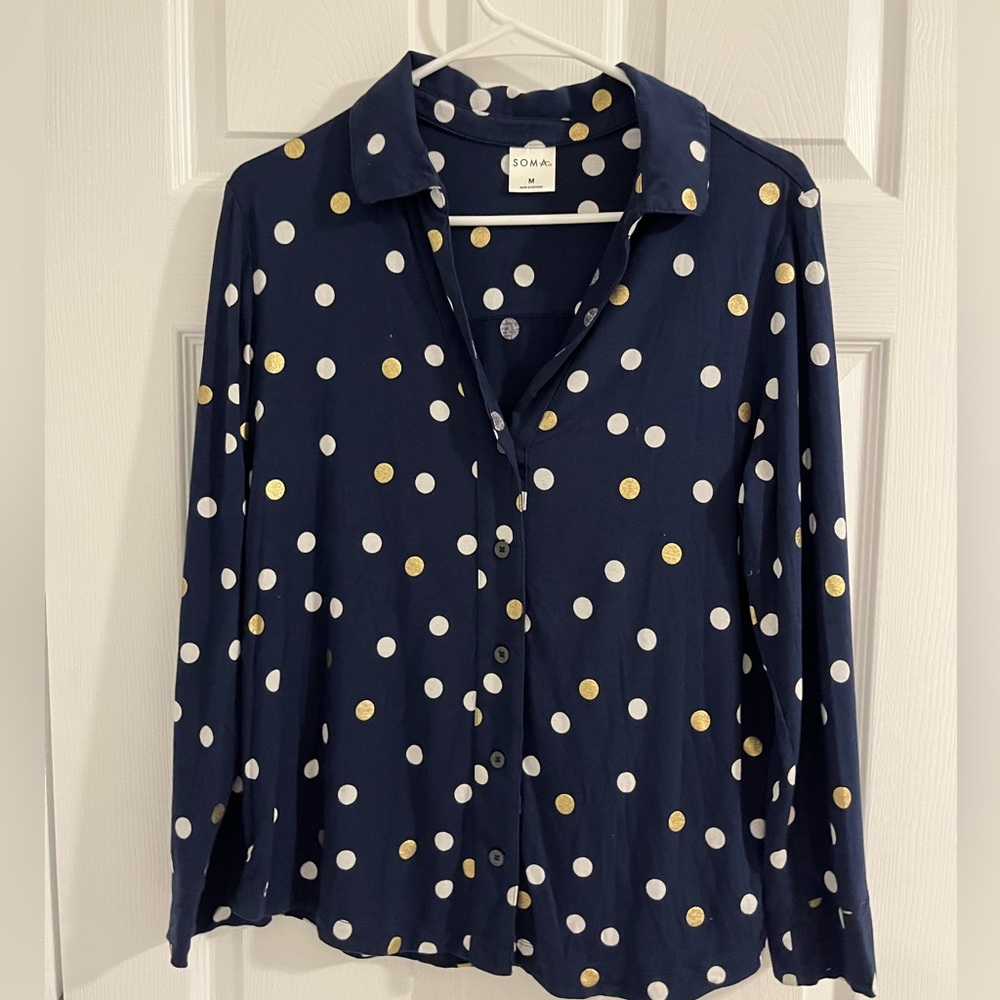 Soma Pajama Top NWOT